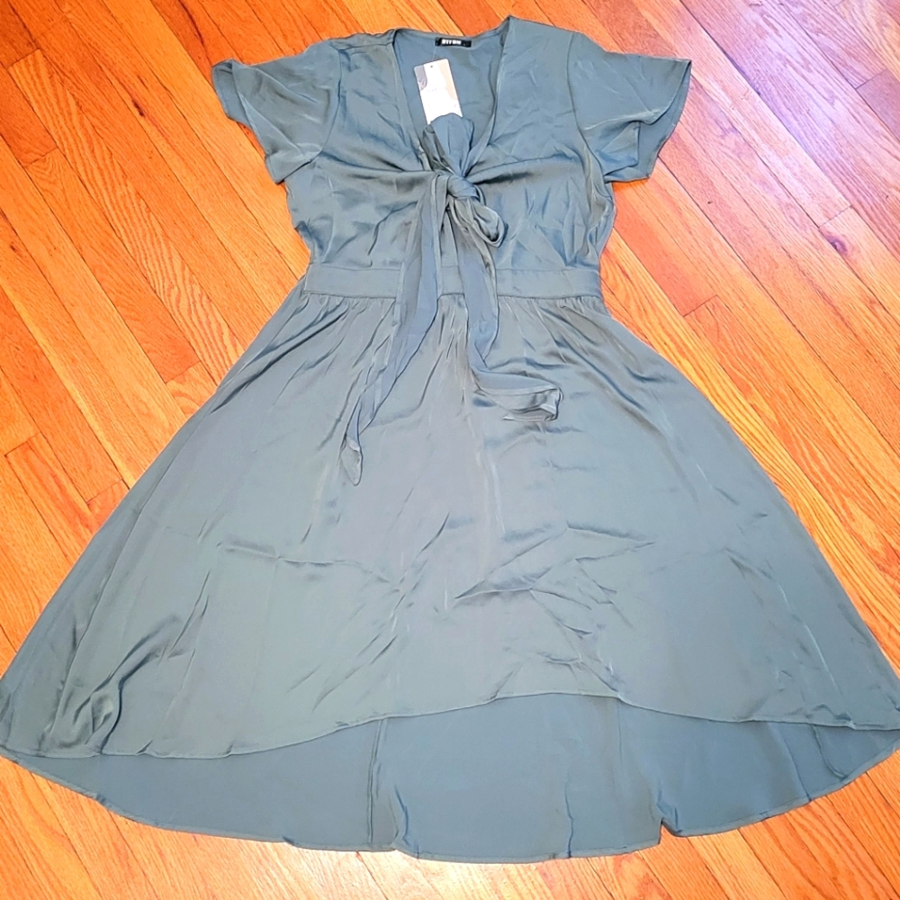 NWT - Adorable Sage Dress - L